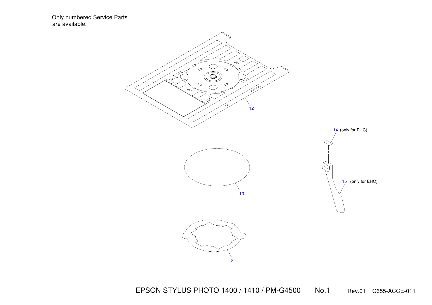 EPSON StylusPhoto 1390 1400 1410 Parts Manual-4